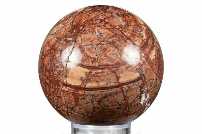 Polished Kona Dolomite (Stromatolite) Sphere - Great Color! #313525